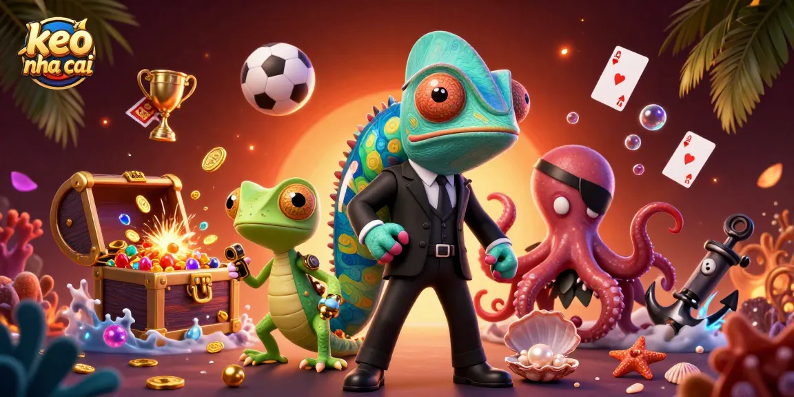 Engage with keo nha cai as a vibrant illustration showcases secret agent characters with dynamic gambling elements.